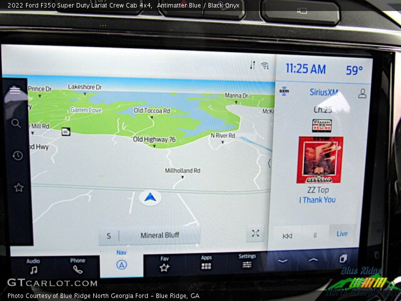 Antimatter Blue / Black Onyx 2022 Ford F350 Super Duty Lariat Crew Cab 4x4