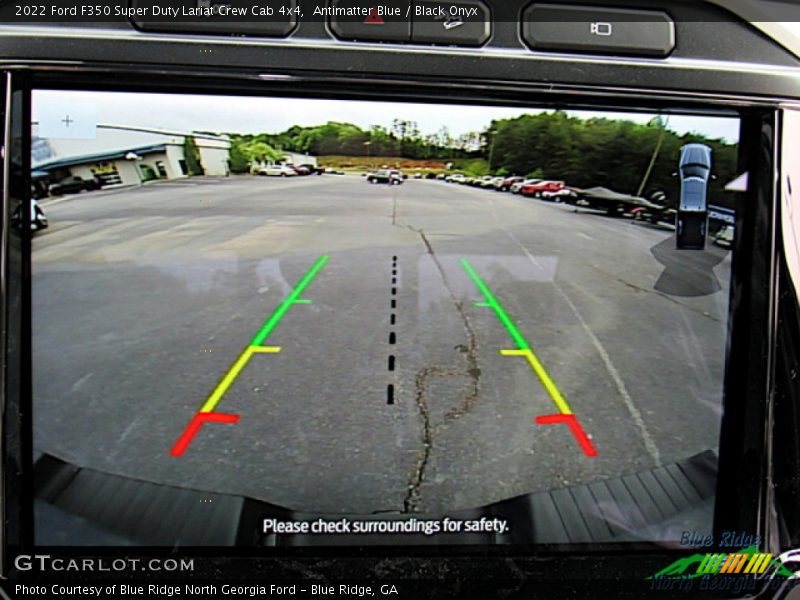 Antimatter Blue / Black Onyx 2022 Ford F350 Super Duty Lariat Crew Cab 4x4