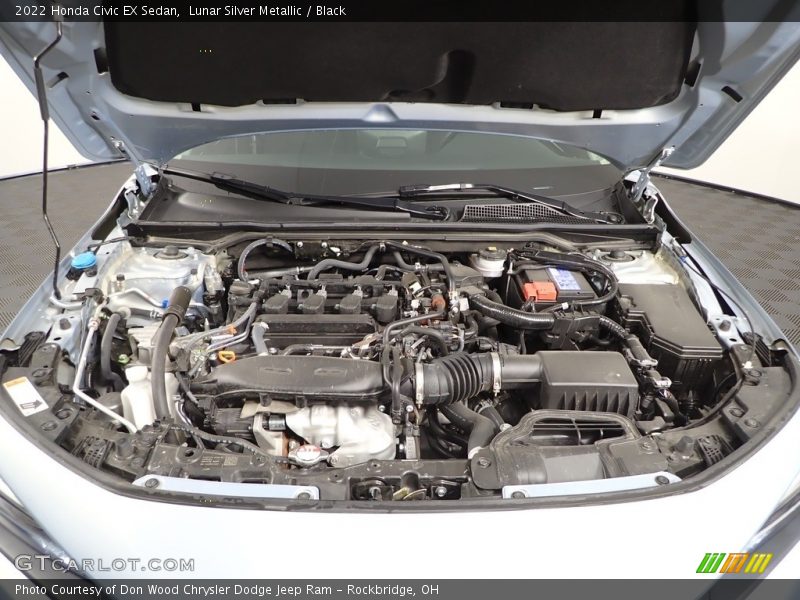 Lunar Silver Metallic / Black 2022 Honda Civic EX Sedan