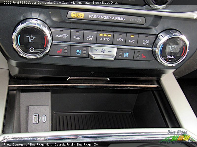 Antimatter Blue / Black Onyx 2022 Ford F350 Super Duty Lariat Crew Cab 4x4