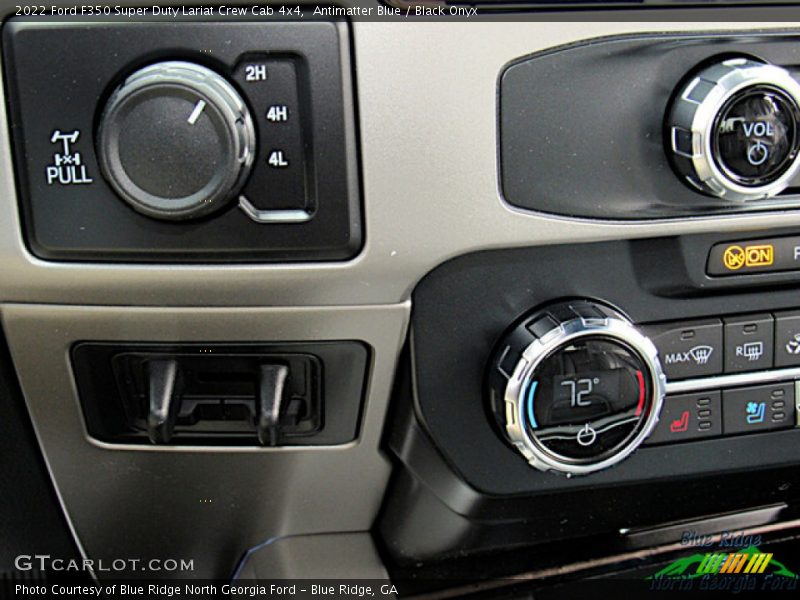 Antimatter Blue / Black Onyx 2022 Ford F350 Super Duty Lariat Crew Cab 4x4