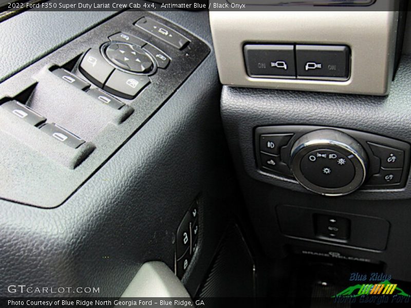 Antimatter Blue / Black Onyx 2022 Ford F350 Super Duty Lariat Crew Cab 4x4