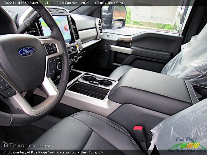 Antimatter Blue / Black Onyx 2022 Ford F350 Super Duty Lariat Crew Cab 4x4