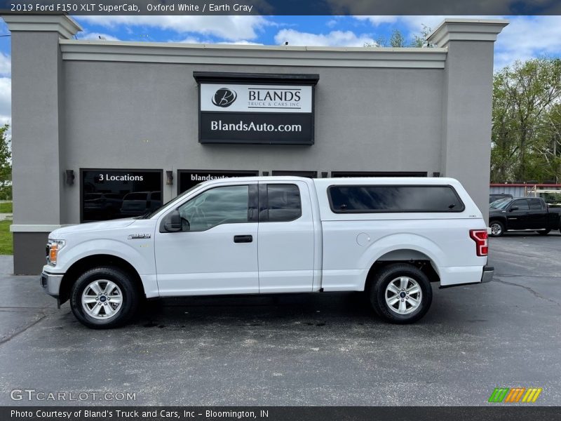 Oxford White / Earth Gray 2019 Ford F150 XLT SuperCab