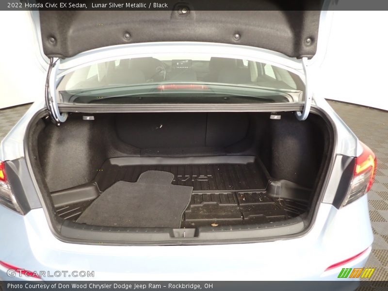Lunar Silver Metallic / Black 2022 Honda Civic EX Sedan