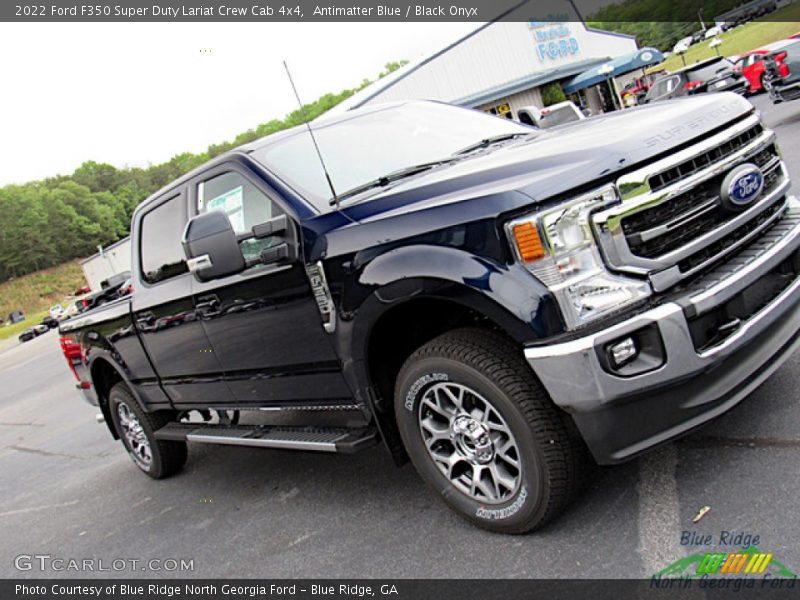 Antimatter Blue / Black Onyx 2022 Ford F350 Super Duty Lariat Crew Cab 4x4