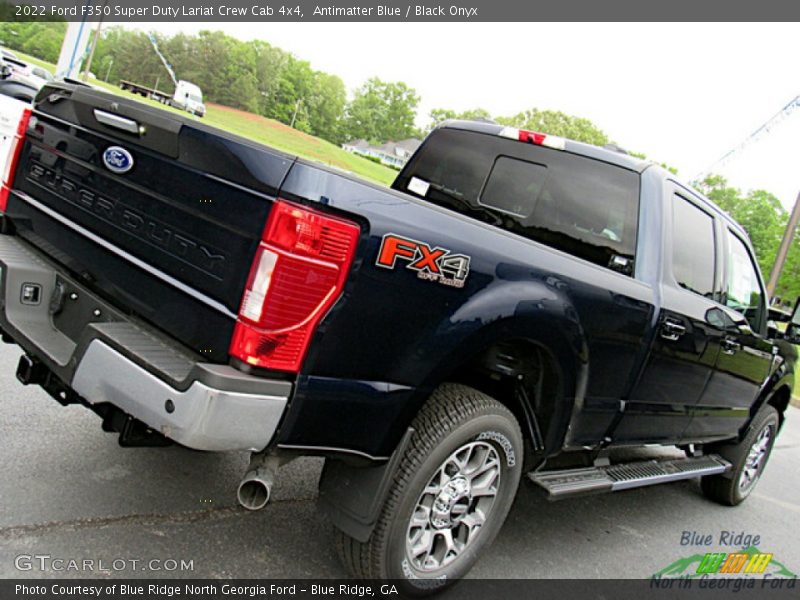 Antimatter Blue / Black Onyx 2022 Ford F350 Super Duty Lariat Crew Cab 4x4