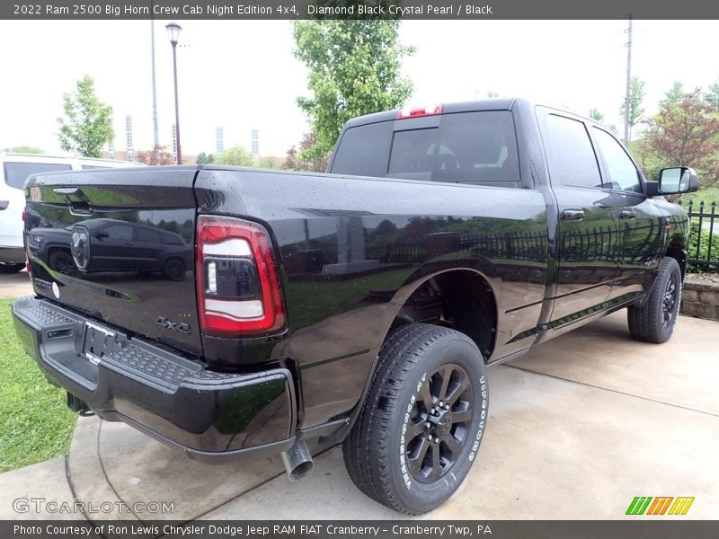 Diamond Black Crystal Pearl / Black 2022 Ram 2500 Big Horn Crew Cab Night Edition 4x4