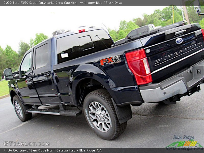 Antimatter Blue / Black Onyx 2022 Ford F350 Super Duty Lariat Crew Cab 4x4