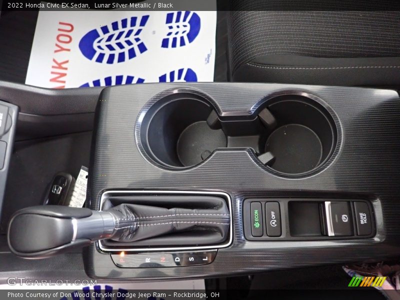 Lunar Silver Metallic / Black 2022 Honda Civic EX Sedan
