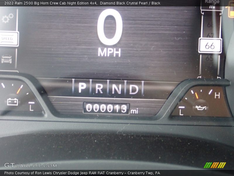 Diamond Black Crystal Pearl / Black 2022 Ram 2500 Big Horn Crew Cab Night Edition 4x4