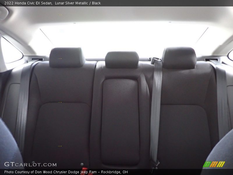 Lunar Silver Metallic / Black 2022 Honda Civic EX Sedan