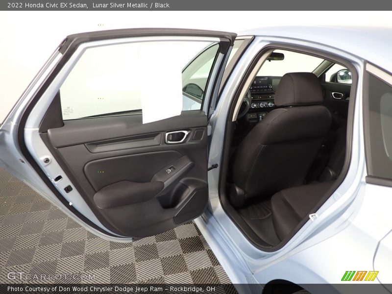 Lunar Silver Metallic / Black 2022 Honda Civic EX Sedan