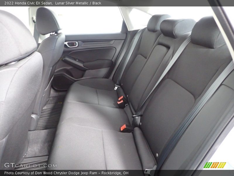 Lunar Silver Metallic / Black 2022 Honda Civic EX Sedan
