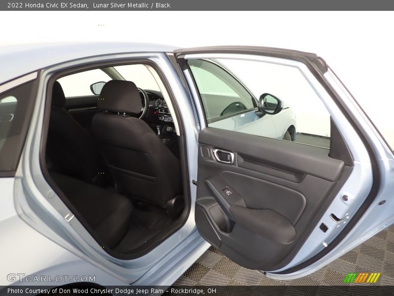 Lunar Silver Metallic / Black 2022 Honda Civic EX Sedan