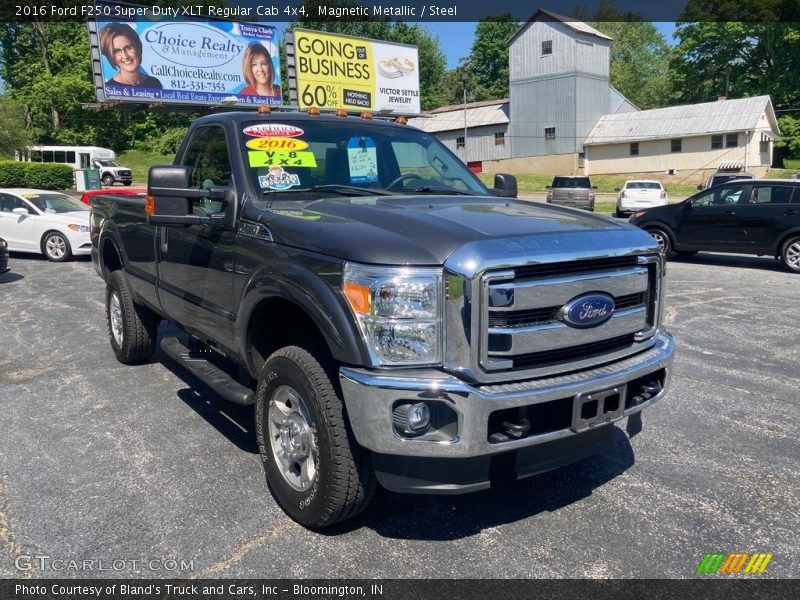 Magnetic Metallic / Steel 2016 Ford F250 Super Duty XLT Regular Cab 4x4