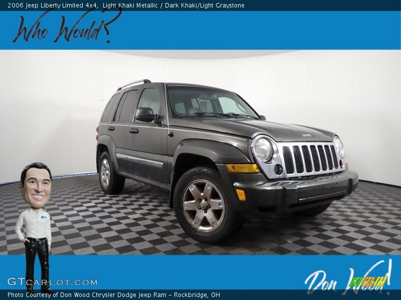 Light Khaki Metallic / Dark Khaki/Light Graystone 2006 Jeep Liberty Limited 4x4