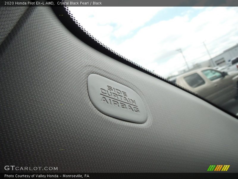 Crystal Black Pearl / Black 2020 Honda Pilot EX-L AWD