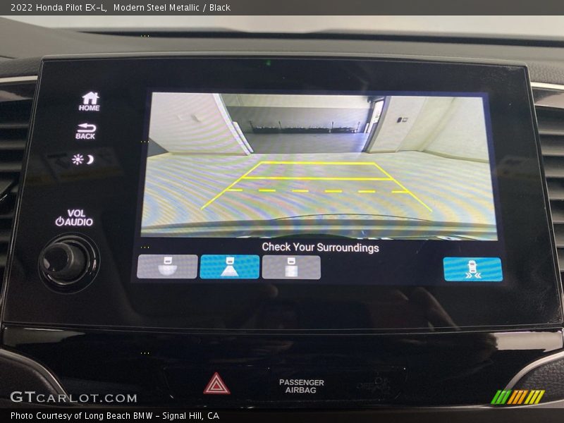 Modern Steel Metallic / Black 2022 Honda Pilot EX-L