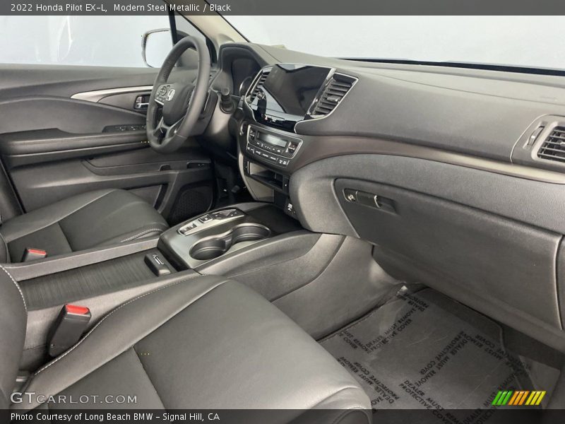 Modern Steel Metallic / Black 2022 Honda Pilot EX-L