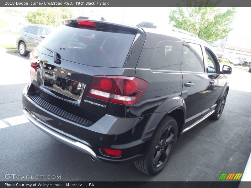 Pitch Black / Black 2018 Dodge Journey Crossroad AWD