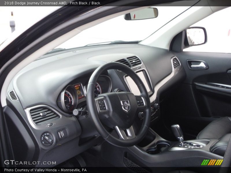Pitch Black / Black 2018 Dodge Journey Crossroad AWD