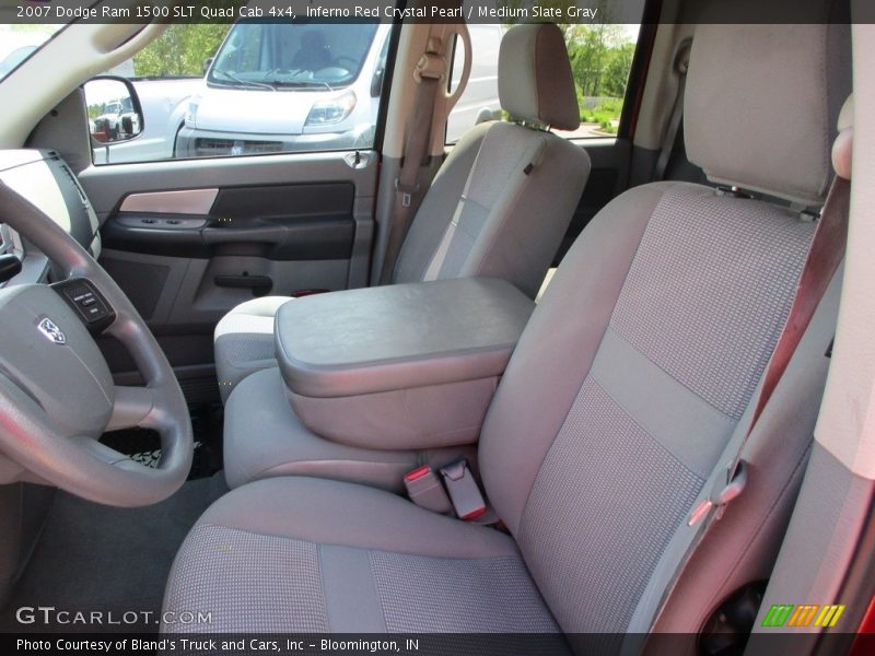 Inferno Red Crystal Pearl / Medium Slate Gray 2007 Dodge Ram 1500 SLT Quad Cab 4x4