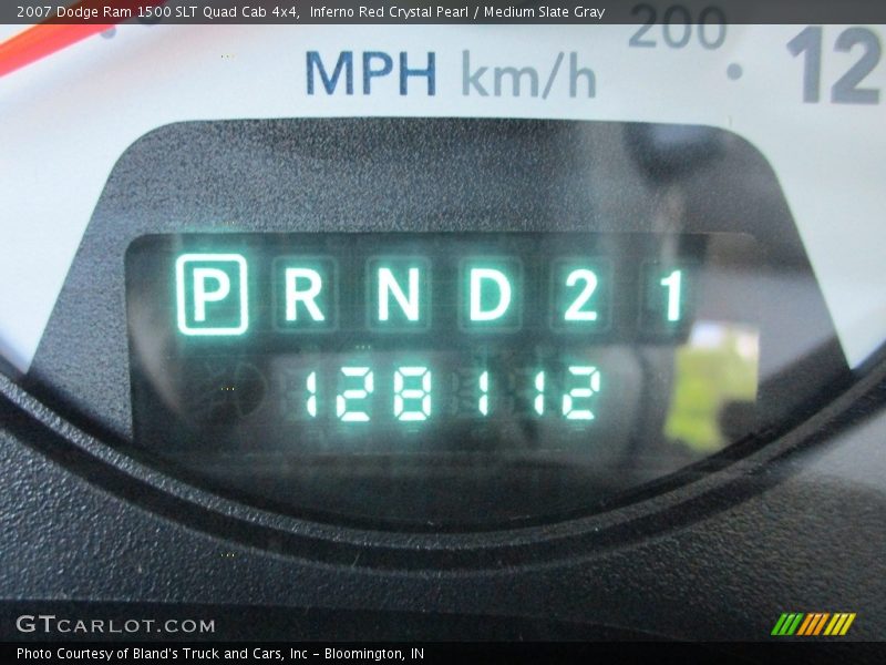 Inferno Red Crystal Pearl / Medium Slate Gray 2007 Dodge Ram 1500 SLT Quad Cab 4x4