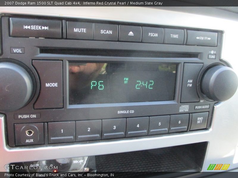 Inferno Red Crystal Pearl / Medium Slate Gray 2007 Dodge Ram 1500 SLT Quad Cab 4x4