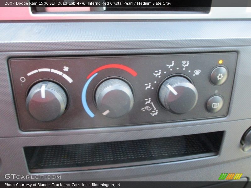 Inferno Red Crystal Pearl / Medium Slate Gray 2007 Dodge Ram 1500 SLT Quad Cab 4x4