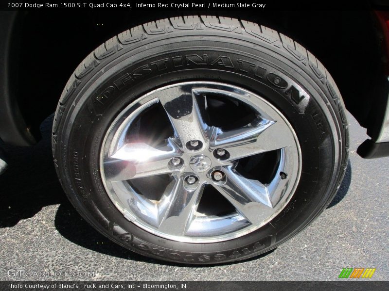 Inferno Red Crystal Pearl / Medium Slate Gray 2007 Dodge Ram 1500 SLT Quad Cab 4x4