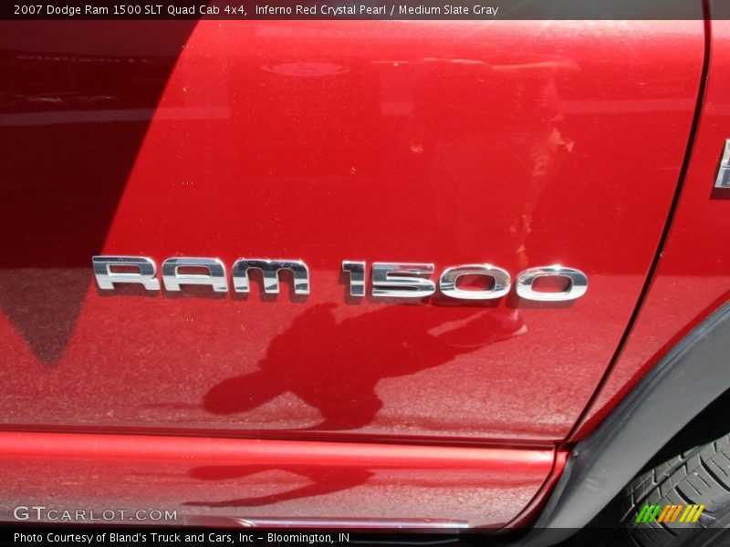 Inferno Red Crystal Pearl / Medium Slate Gray 2007 Dodge Ram 1500 SLT Quad Cab 4x4