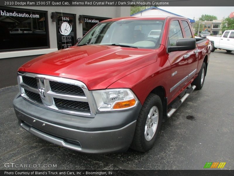 Inferno Red Crystal Pearl / Dark Slate/Medium Graystone 2010 Dodge Ram 1500 ST Quad Cab