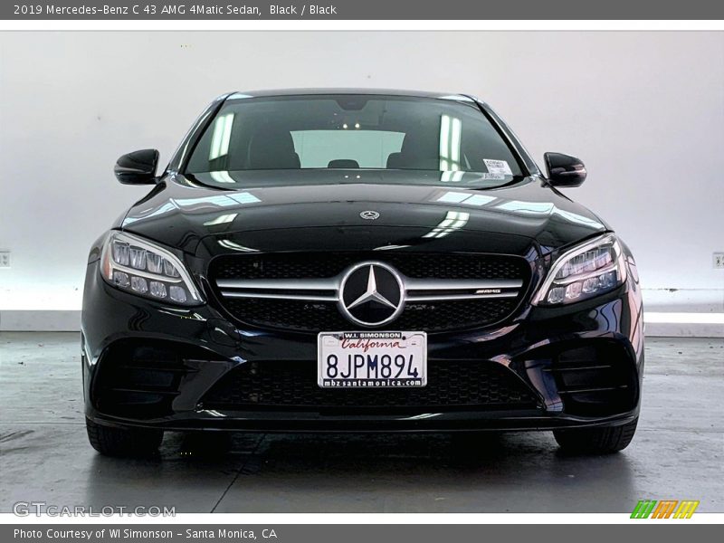 Black / Black 2019 Mercedes-Benz C 43 AMG 4Matic Sedan