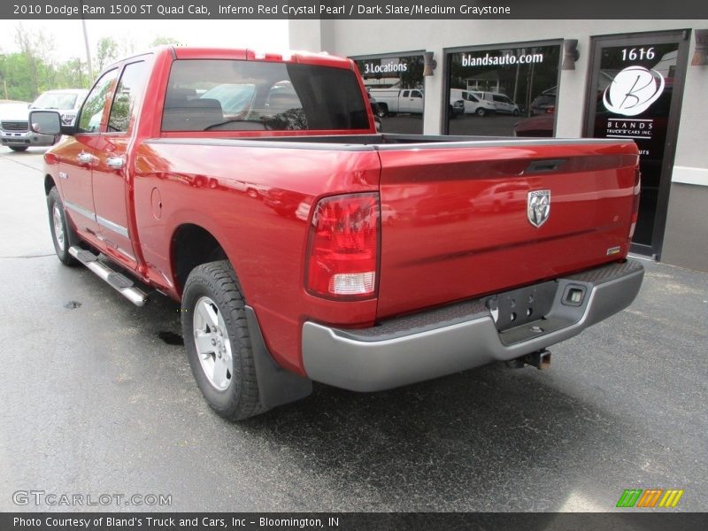 Inferno Red Crystal Pearl / Dark Slate/Medium Graystone 2010 Dodge Ram 1500 ST Quad Cab