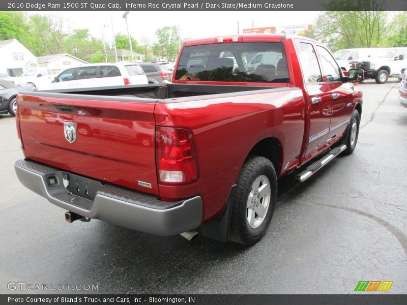 Inferno Red Crystal Pearl / Dark Slate/Medium Graystone 2010 Dodge Ram 1500 ST Quad Cab