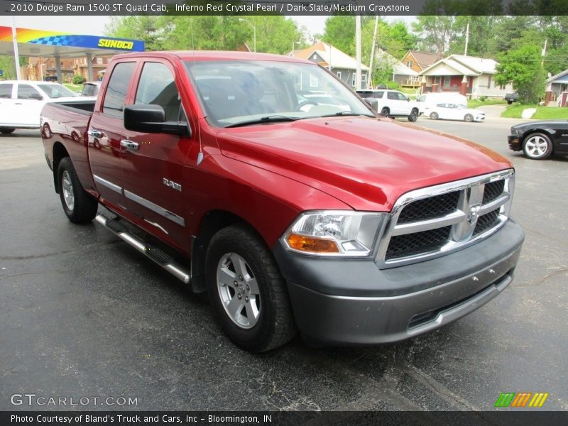 Inferno Red Crystal Pearl / Dark Slate/Medium Graystone 2010 Dodge Ram 1500 ST Quad Cab