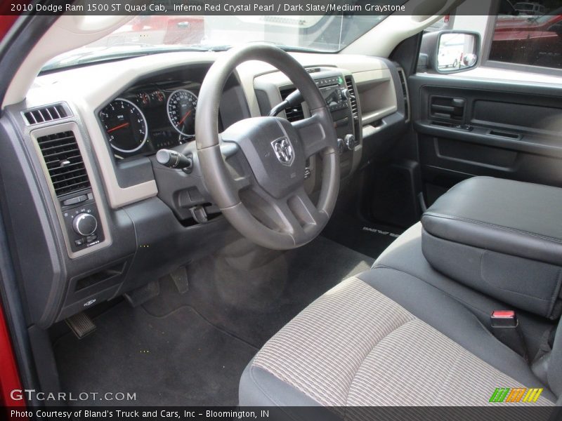 Inferno Red Crystal Pearl / Dark Slate/Medium Graystone 2010 Dodge Ram 1500 ST Quad Cab