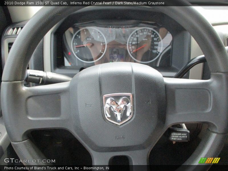 Inferno Red Crystal Pearl / Dark Slate/Medium Graystone 2010 Dodge Ram 1500 ST Quad Cab