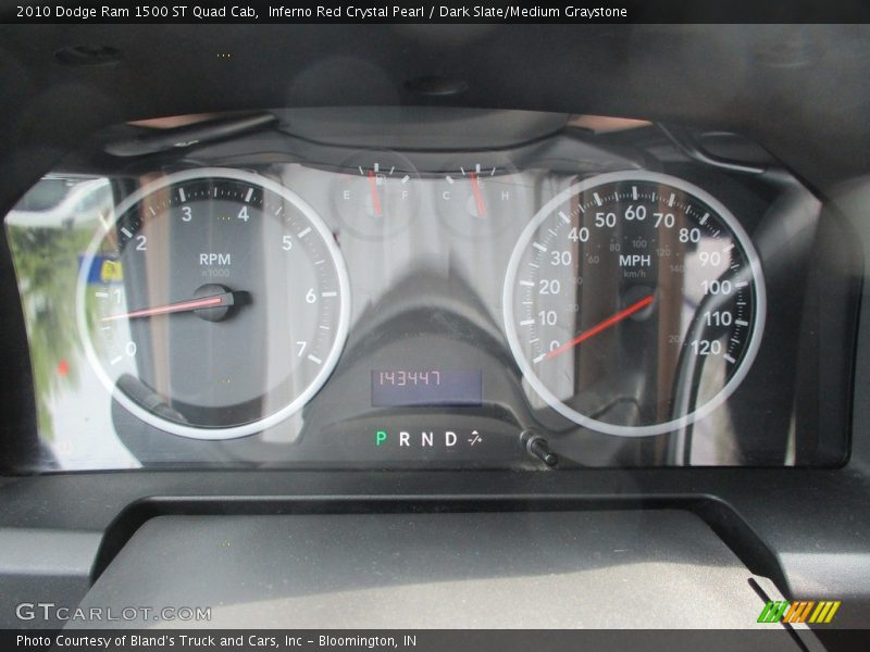 Inferno Red Crystal Pearl / Dark Slate/Medium Graystone 2010 Dodge Ram 1500 ST Quad Cab