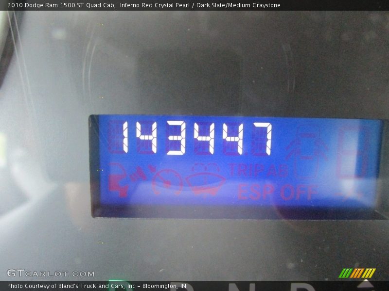 Inferno Red Crystal Pearl / Dark Slate/Medium Graystone 2010 Dodge Ram 1500 ST Quad Cab