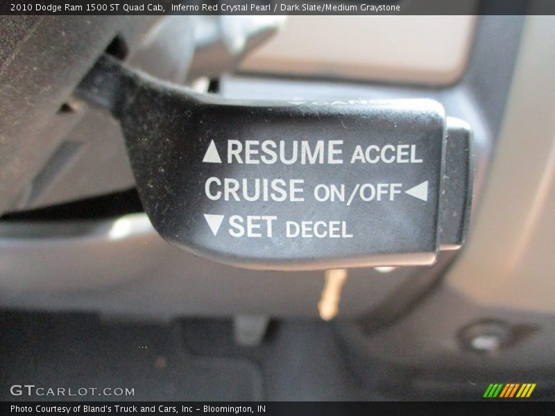 Inferno Red Crystal Pearl / Dark Slate/Medium Graystone 2010 Dodge Ram 1500 ST Quad Cab