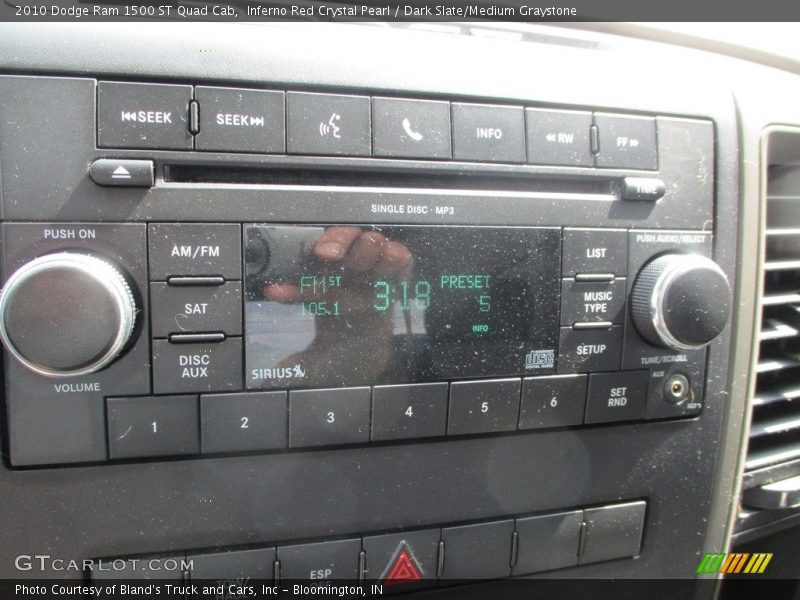 Inferno Red Crystal Pearl / Dark Slate/Medium Graystone 2010 Dodge Ram 1500 ST Quad Cab