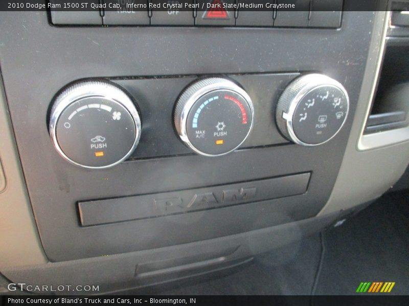 Inferno Red Crystal Pearl / Dark Slate/Medium Graystone 2010 Dodge Ram 1500 ST Quad Cab