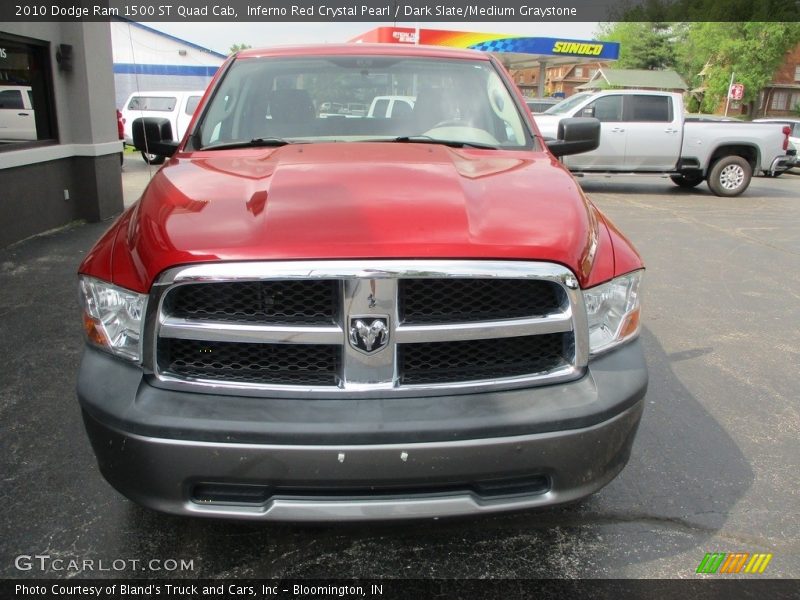 Inferno Red Crystal Pearl / Dark Slate/Medium Graystone 2010 Dodge Ram 1500 ST Quad Cab