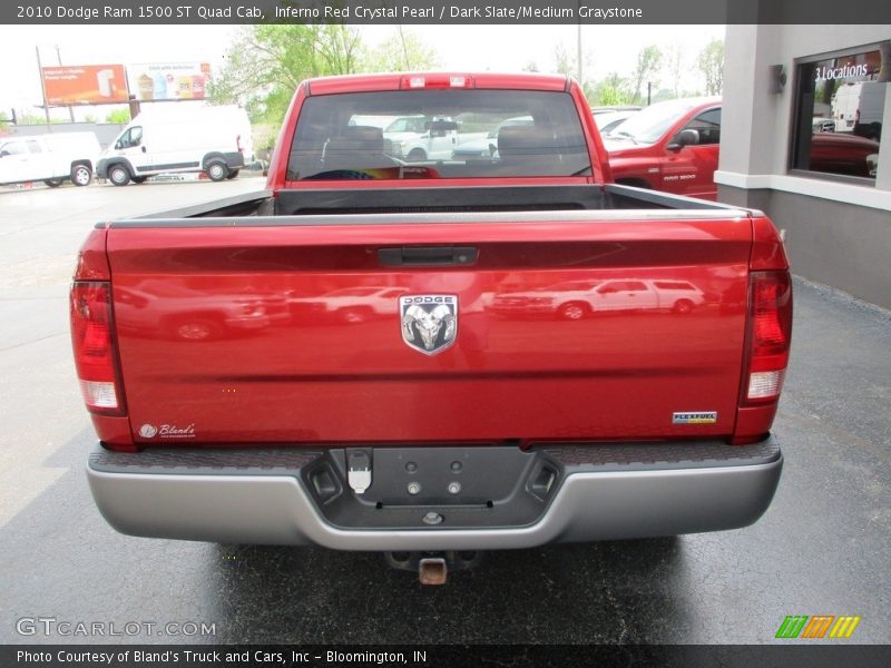 Inferno Red Crystal Pearl / Dark Slate/Medium Graystone 2010 Dodge Ram 1500 ST Quad Cab