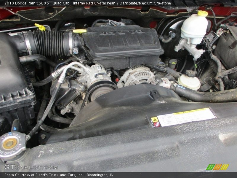 Inferno Red Crystal Pearl / Dark Slate/Medium Graystone 2010 Dodge Ram 1500 ST Quad Cab