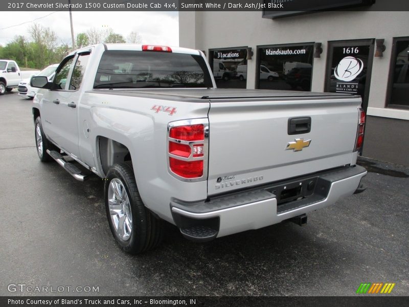 Summit White / Dark Ash/Jet Black 2017 Chevrolet Silverado 1500 Custom Double Cab 4x4