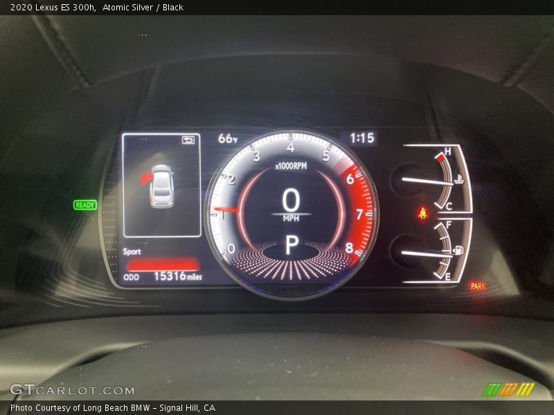 Atomic Silver / Black 2020 Lexus ES 300h