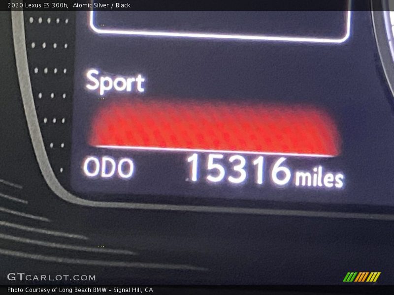Atomic Silver / Black 2020 Lexus ES 300h